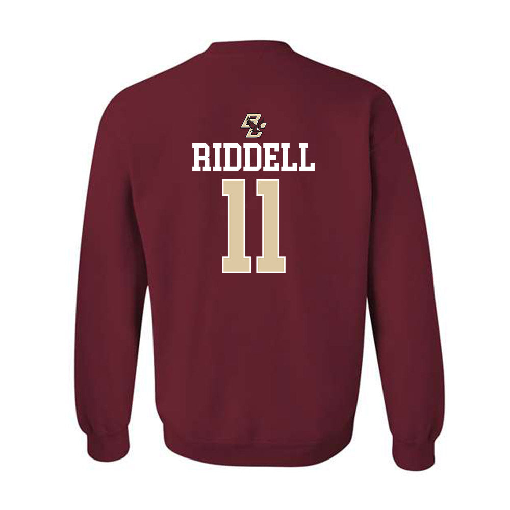 Boston College - NCAA Softball : Nicole Riddell - Sports Shersey Crewneck Sweatshirt-1