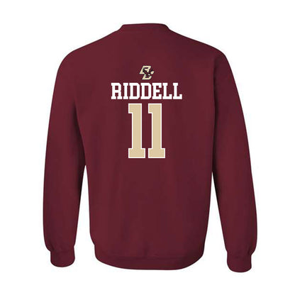 Boston College - NCAA Softball : Nicole Riddell - Sports Shersey Crewneck Sweatshirt-1