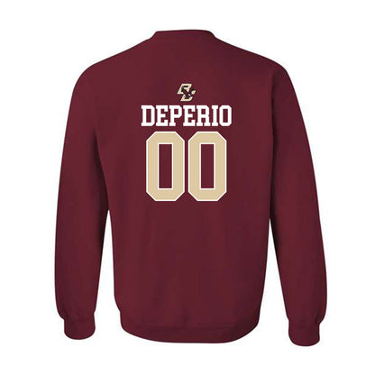 Boston College - NCAA Softball : Kaeliana DePerio - Sports Shersey Crewneck Sweatshirt-1