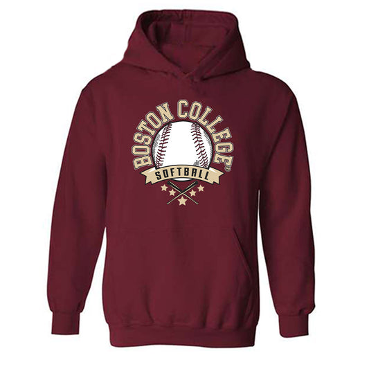 Boston College - NCAA Softball : Emma Jackson - Sports Shersey Hooded Sweatshirt-0