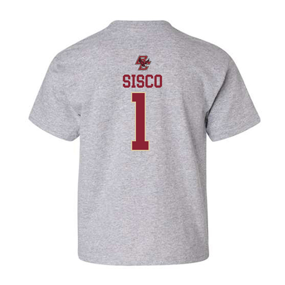 Boston College - NCAA Women's Field Hockey : Sophia Sisco - Sports Shersey Youth T-Shirt-1