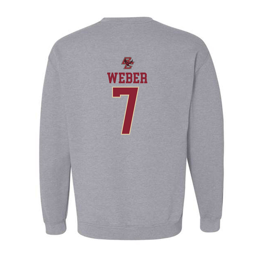Boston College - NCAA Women's Field Hockey : Melea Weber - Sports Shersey Crewneck Sweatshirt-1