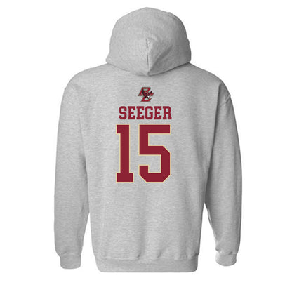 Boston College - NCAA Women's Field Hockey : Maeve Seeger - Sports Shersey Hooded Sweatshirt