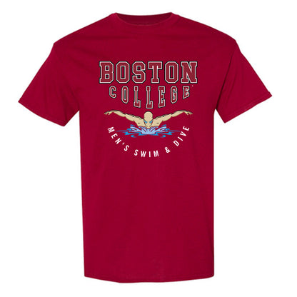 Boston College - NCAA Men's Swimming & Diving : Peter Nolan - Sports Shersey T-Shirt