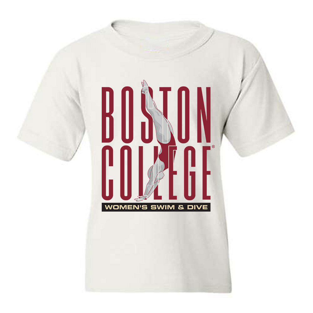Boston College - NCAA Women's Swimming & Diving : Natalie Holmes - Sports Shersey Youth T-Shirt-0