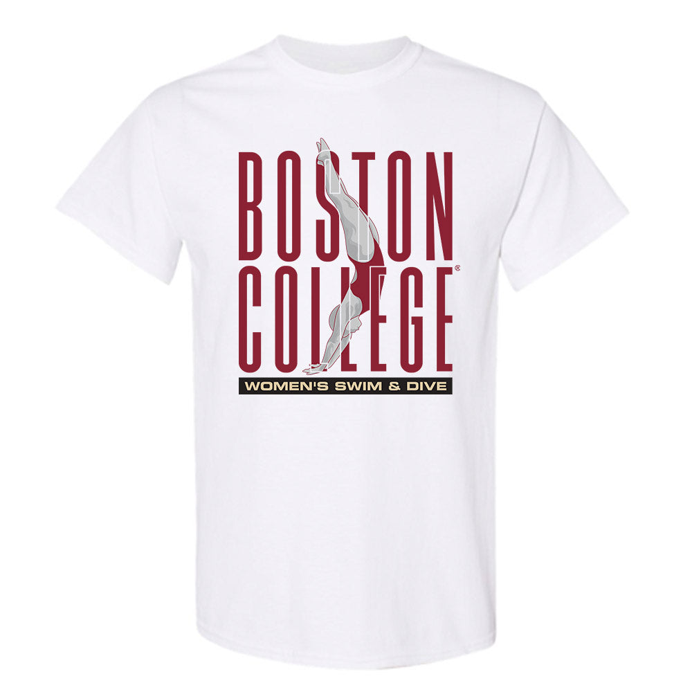Boston College - NCAA Women's Swimming & Diving : Natalie Holmes - Sports Shersey T-Shirt-0