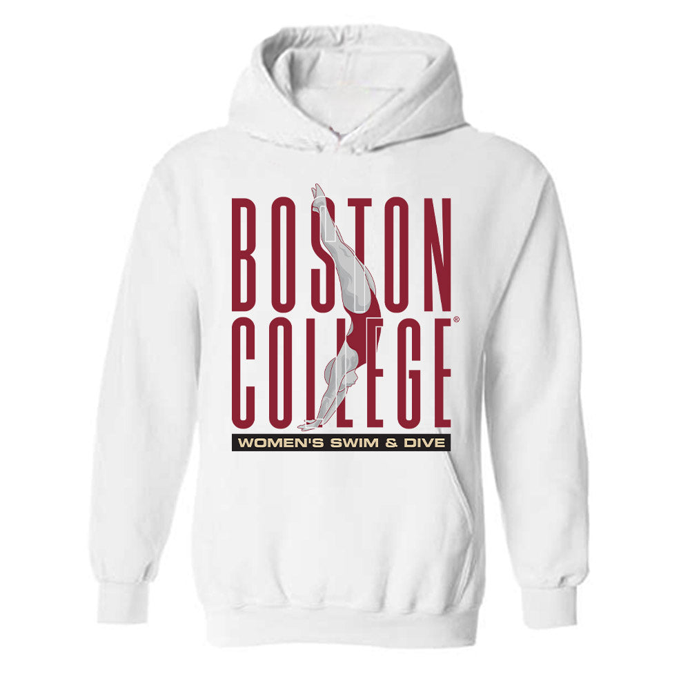 Boston College - NCAA Women's Swimming & Diving : Savannah Branon - Sports Shersey Hooded Sweatshirt-0