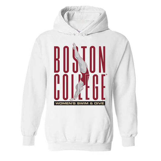 Boston College - NCAA Women's Swimming & Diving : Sophia LaBarre - Sports Shersey Hooded Sweatshirt-0