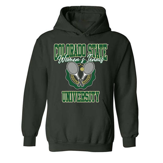 Colorado State - NCAA Women's Tennis : Logan Voeks - Hooded Sweatshirt-0