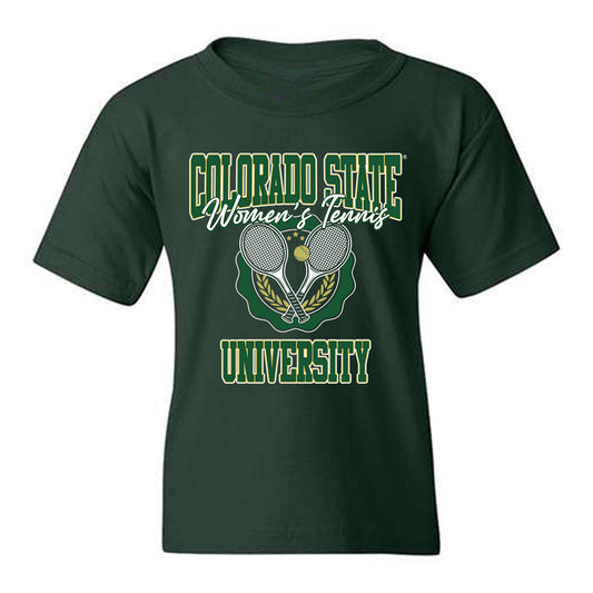 Colorado State - NCAA Women's Tennis : Logan Voeks - Youth T-Shirt-0
