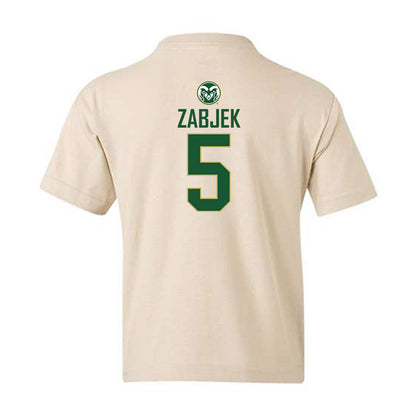 Colorado State - NCAA Women's Volleyball : Sofia Zabjek - Youth T-Shirt-1