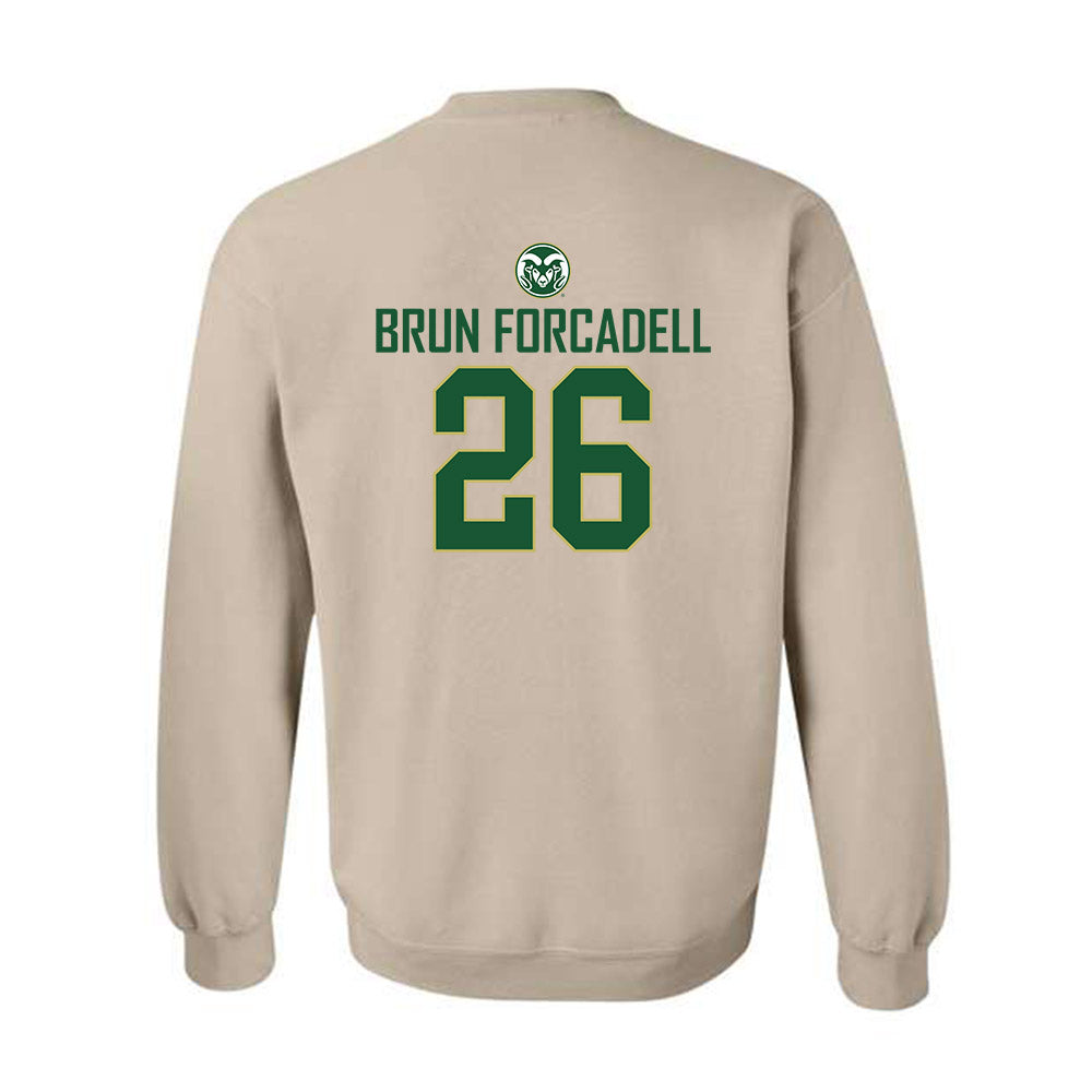 Colorado State - NCAA Women's Volleyball : Maria Brun Forcadell - Crewneck Sweatshirt-1