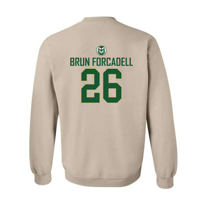 Colorado State - NCAA Women's Volleyball : Maria Brun Forcadell - Crewneck Sweatshirt-1