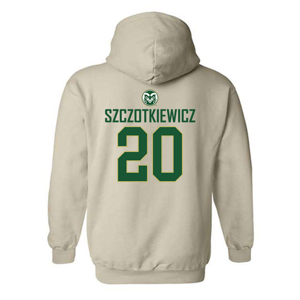 Colorado State - NCAA Women's Volleyball : Zosia Szczotkiewicz - Hooded Sweatshirt-1