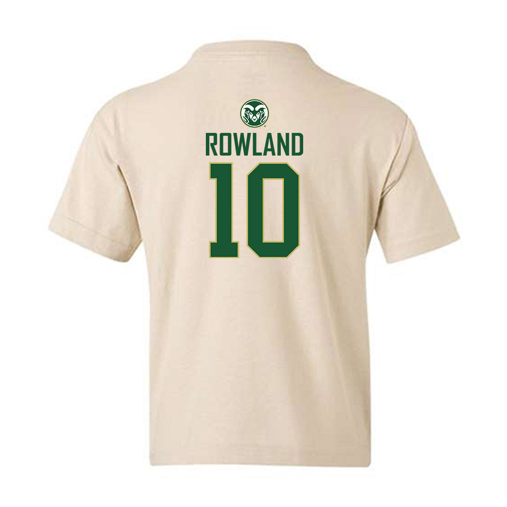 Colorado State - NCAA Women's Volleyball : Brenna Rowland - Youth T-Shirt-1
