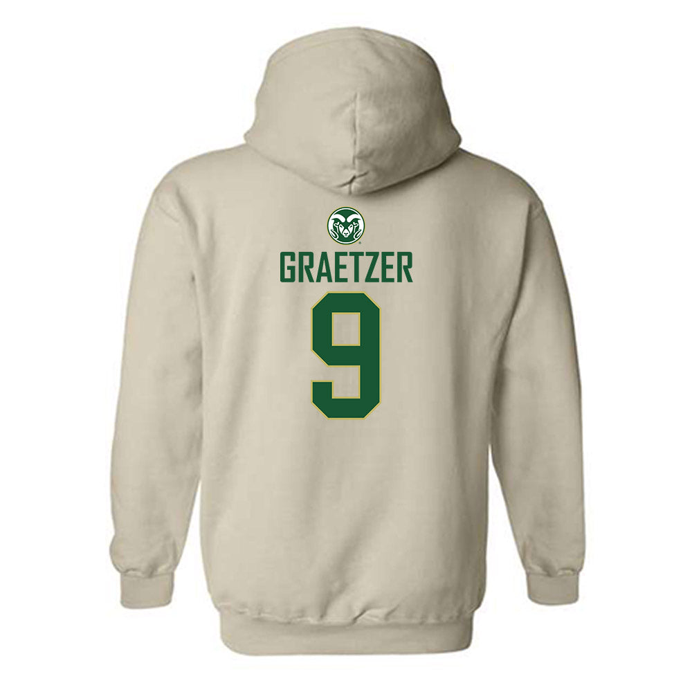 Colorado State - NCAA Women's Volleyball : Silvie Graetzer - Hooded Sweatshirt-1