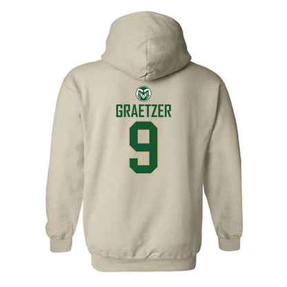 Colorado State - NCAA Women's Volleyball : Silvie Graetzer - Hooded Sweatshirt-1