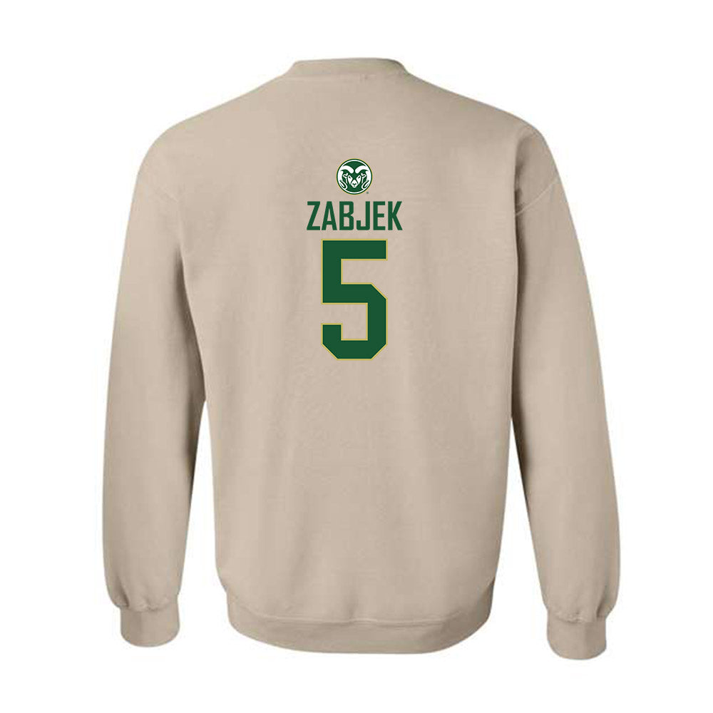 Colorado State - NCAA Women's Volleyball : Sofia Zabjek - Crewneck Sweatshirt-1