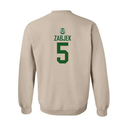 Colorado State - NCAA Women's Volleyball : Sofia Zabjek - Crewneck Sweatshirt-1