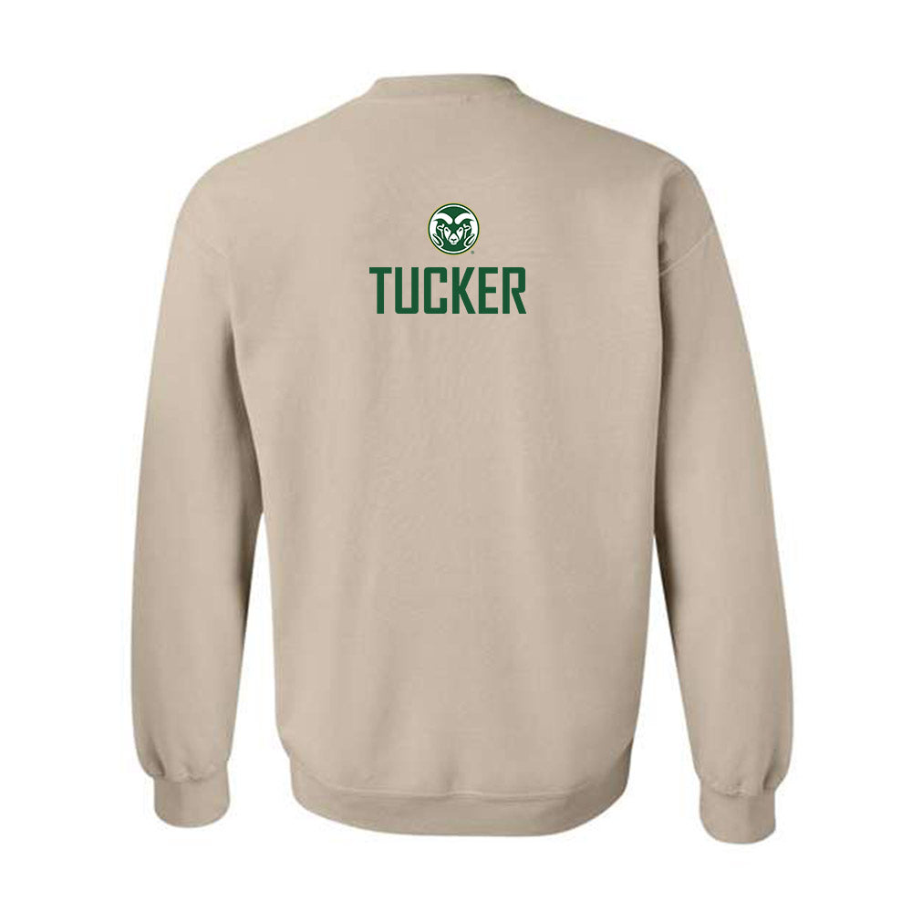 Colorado State - NCAA Men's Golf : Charlie Tucker - Crewneck Sweatshirt-1