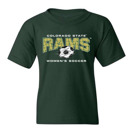 Colorado State - NCAA Women's Soccer : Olivia Stutzman - Youth T-Shirt