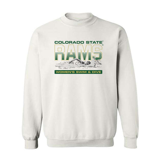 Colorado State - NCAA Women's Swimming & Diving : Quinn Whorley - Crewneck Sweatshirt-0