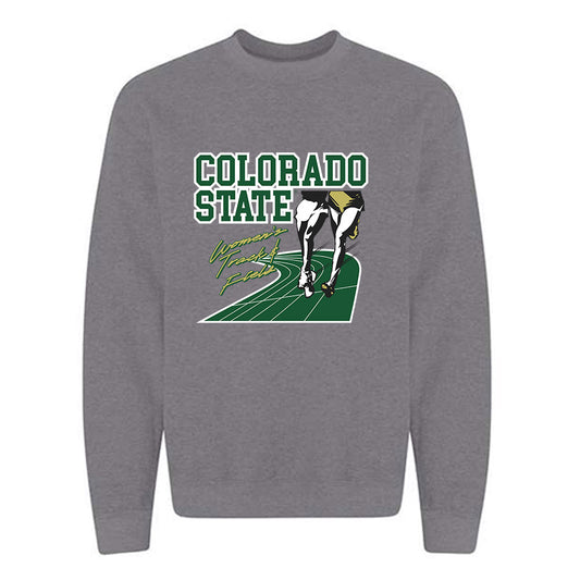 Colorado State - NCAA Women's Track & Field : Makayla Long - Crewneck Sweatshirt-0