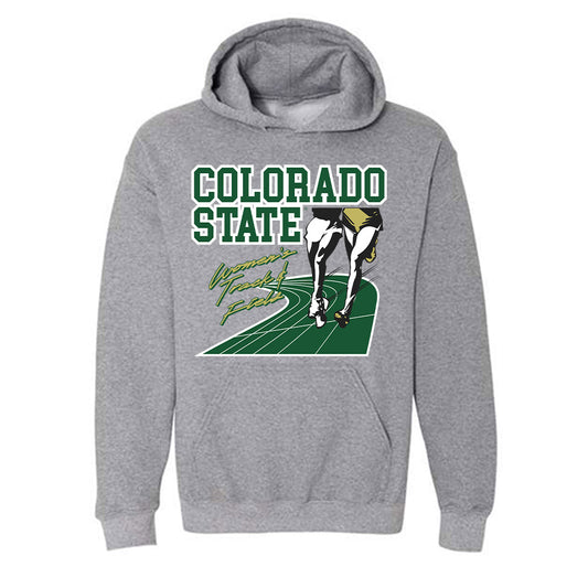 Colorado State - NCAA Women's Track & Field : Makayla Long - Hooded Sweatshirt-0