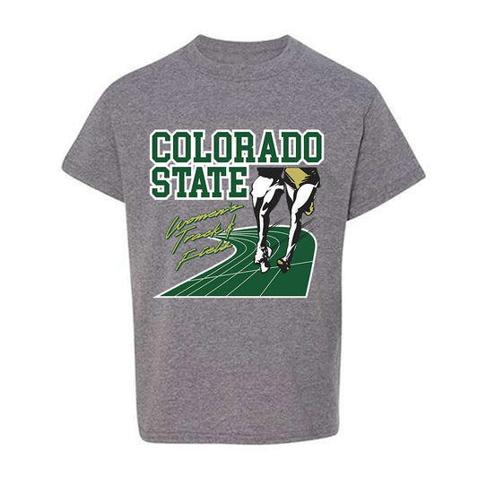 Colorado State - NCAA Women's Track & Field : Ashley Hollingshead - Youth T-Shirt-0