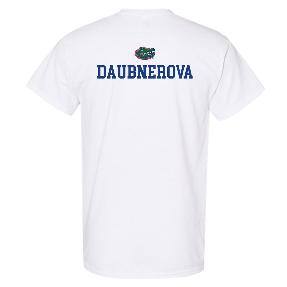 Florida - NCAA Women's Tennis : Nikola Daubnerova - Sports Shersey T-Shirt-1