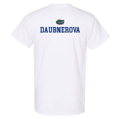 Florida - NCAA Women's Tennis : Nikola Daubnerova - Sports Shersey T-Shirt-1