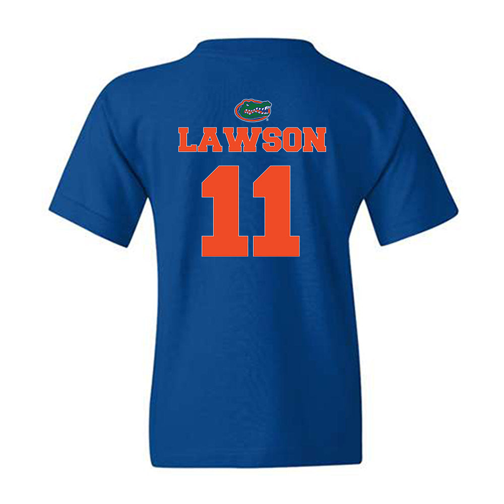 Florida - NCAA Baseball : Brendan Lawson - Sports Shersey Youth T-Shirt-1