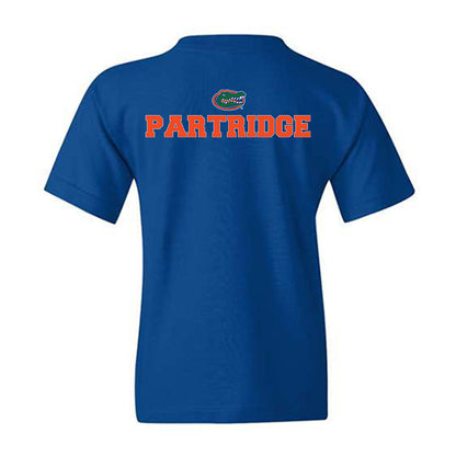 Florida - NCAA Baseball : Nic Partridge - Sports Shersey Youth T-Shirt-1