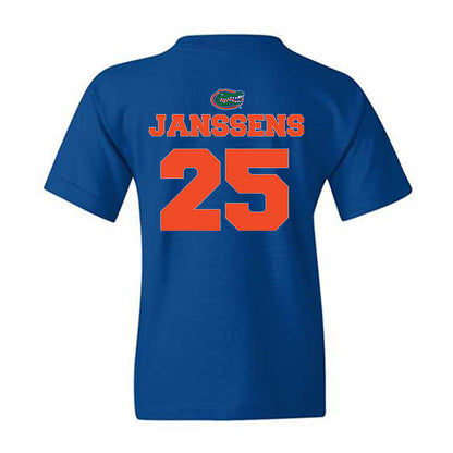 Florida - NCAA Baseball : niko janssens - Sports Shersey Youth T-Shirt-1