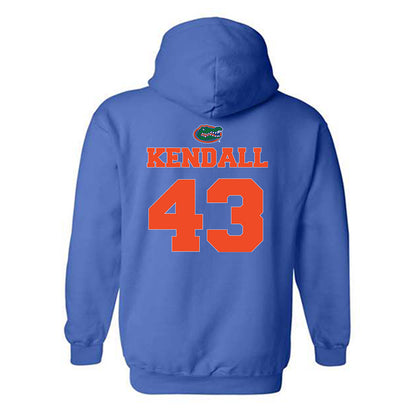 Florida - NCAA Baseball : Jacob Kendall - Sports Shersey Hooded Sweatshirt-1