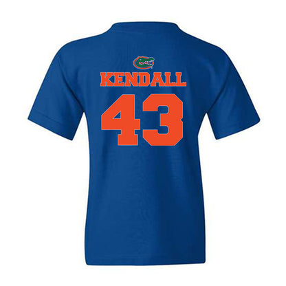 Florida - NCAA Baseball : Jacob Kendall - Sports Shersey Youth T-Shirt-1
