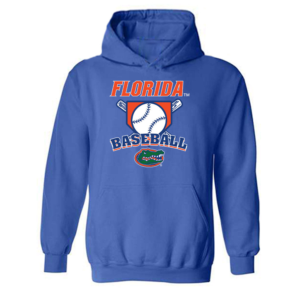 Florida - NCAA Baseball : Brendan Lawson - Sports Shersey Hooded Sweatshirt-0