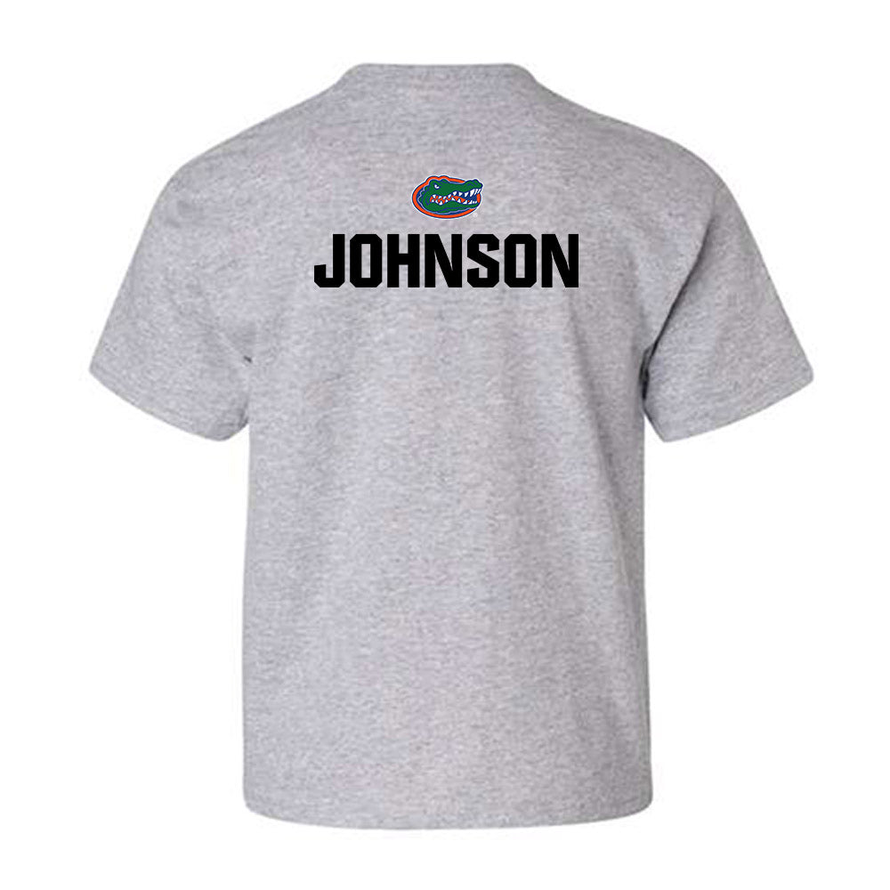 Florida - NCAA Men's Track & Field : Jordaine Johnson - Sports Shersey Youth T-Shirt-1