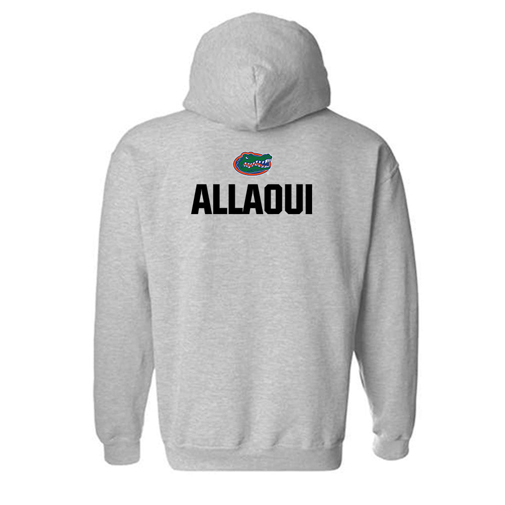 Florida - NCAA Men's Track & Field : Oussama Allaoui - Sports Shersey Hooded Sweatshirt-1