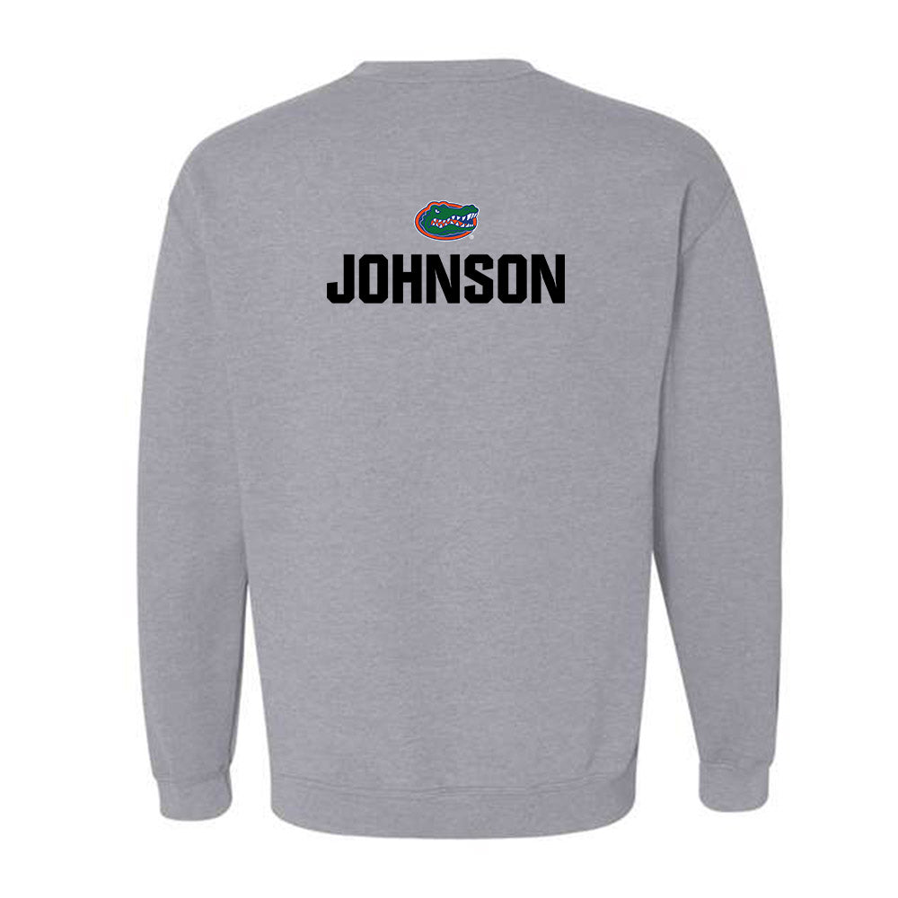 Florida - NCAA Men's Track & Field : Jordaine Johnson - Sports Shersey Crewneck Sweatshirt-1