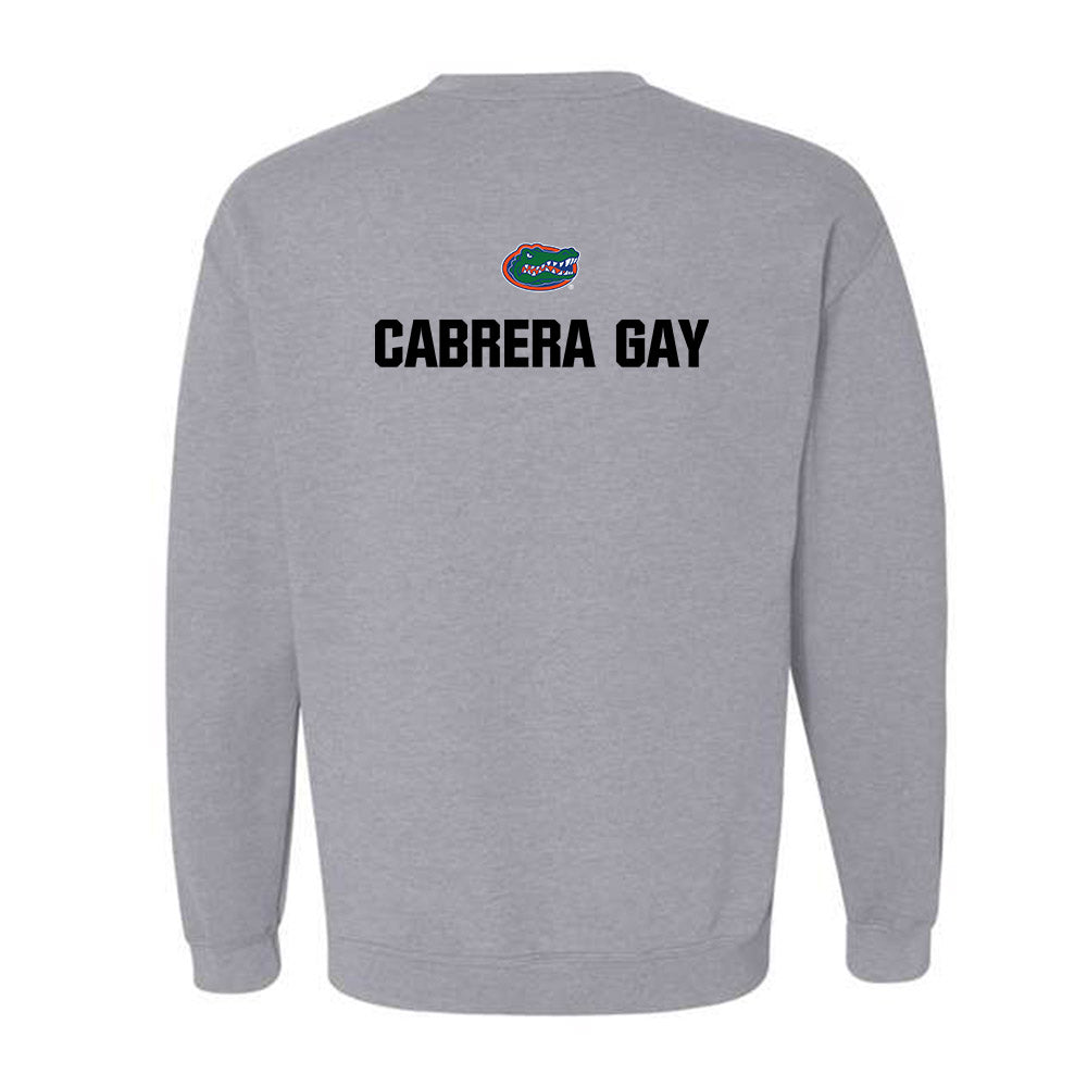 Florida - NCAA Men's Track & Field : Leikel Cabrera Gay - Sports Shersey Crewneck Sweatshirt-1