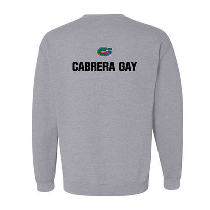 Florida - NCAA Men's Track & Field : Leikel Cabrera Gay - Sports Shersey Crewneck Sweatshirt-1