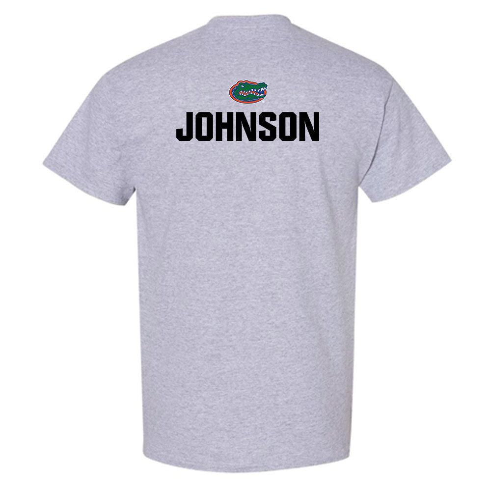 Florida - NCAA Men's Track & Field : Jordaine Johnson - Sports Shersey T-Shirt-1