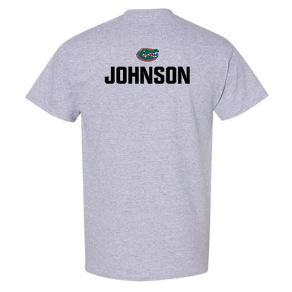 Florida - NCAA Men's Track & Field : Jordaine Johnson - Sports Shersey T-Shirt-1