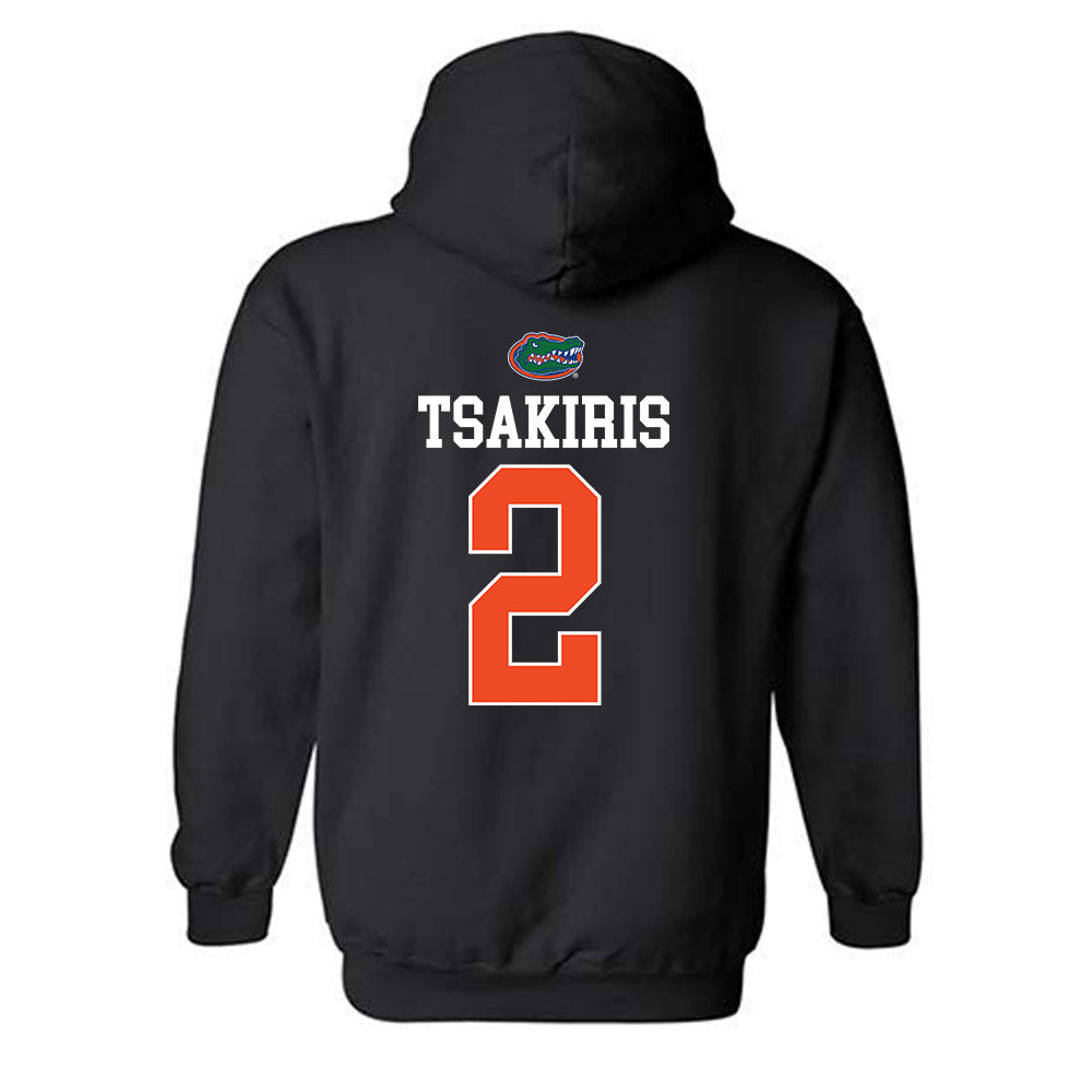 Florida - NCAA Women's Soccer : Kai Tsakiris - Sports Shersey Hooded Sweatshirt-1