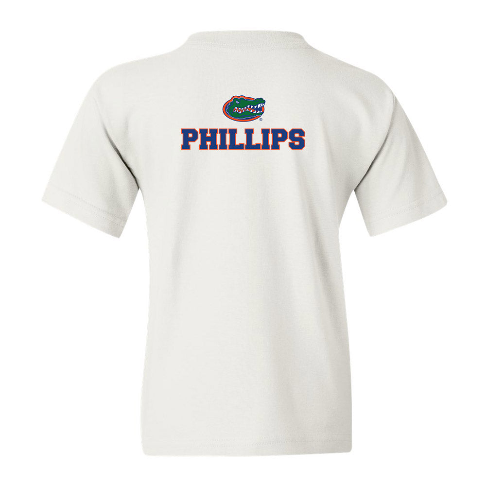 Florida - NCAA Women's Track & Field : Asia Phillips - Youth T-Shirt