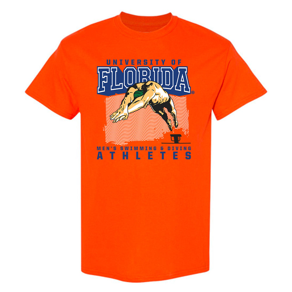 Florida - NCAA Men's Swimming & Diving : Jesus Gonzalez - Sports Shersey T-Shirt-0
