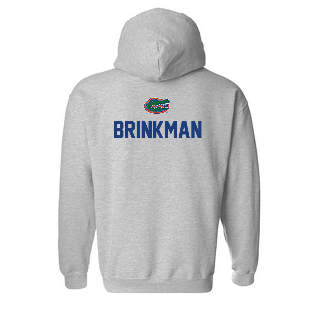 Florida - NCAA Women's Swimming & Diving : Ava Brinkman - Sports Shersey Hooded Sweatshirt-1