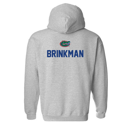 Florida - NCAA Women's Swimming & Diving : Ava Brinkman - Sports Shersey Hooded Sweatshirt-1