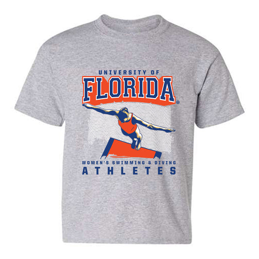 Florida - NCAA Women's Swimming & Diving : Quinn Fidanza - Sports Shersey Youth T-Shirt-0